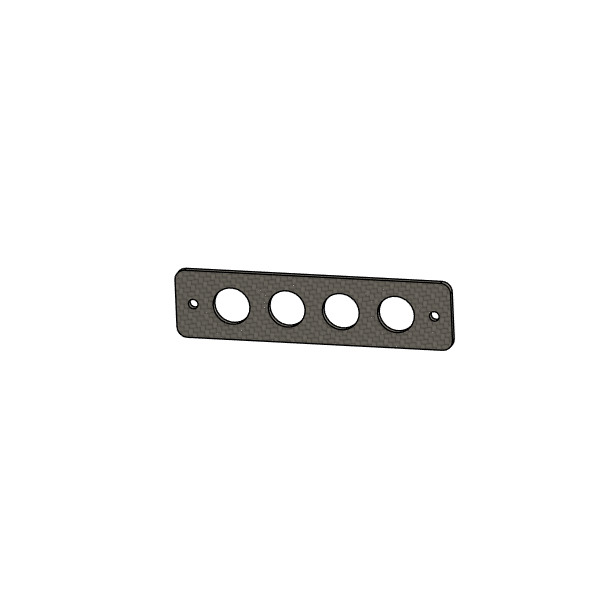 19 MM Billet Buttons - Carbon Fiber panel