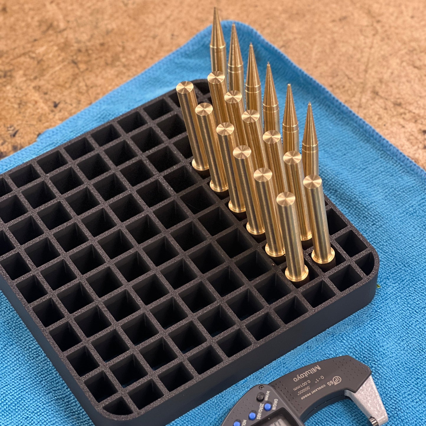Brass cnc milled divot tool gofling