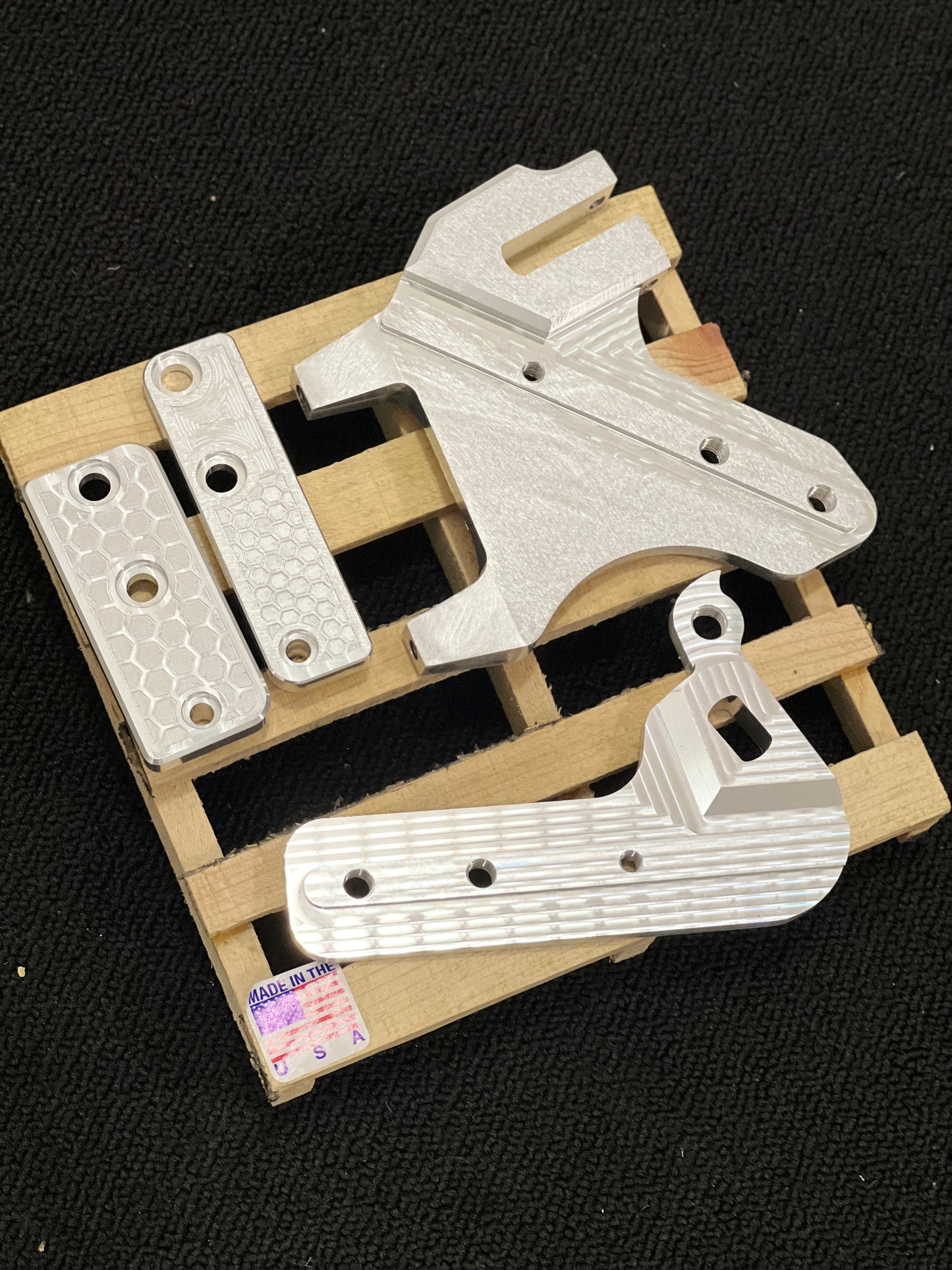 Motor Support Brackets - Super73 ZX / S Models / R Models - BLACK ANODIZED