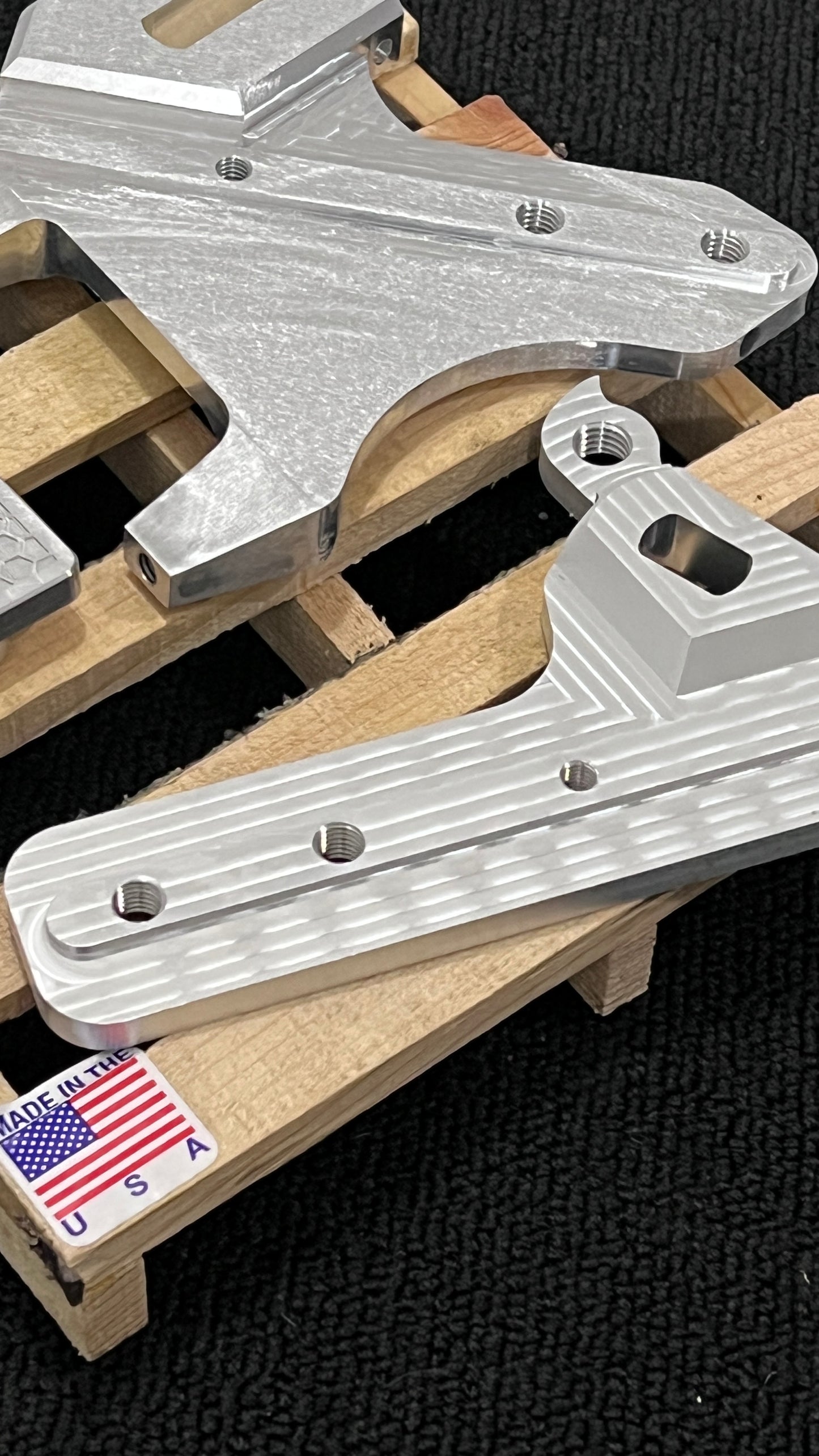 Motor Support Brackets - Super73 ZX / S Models / R Models - BLACK ANODIZED