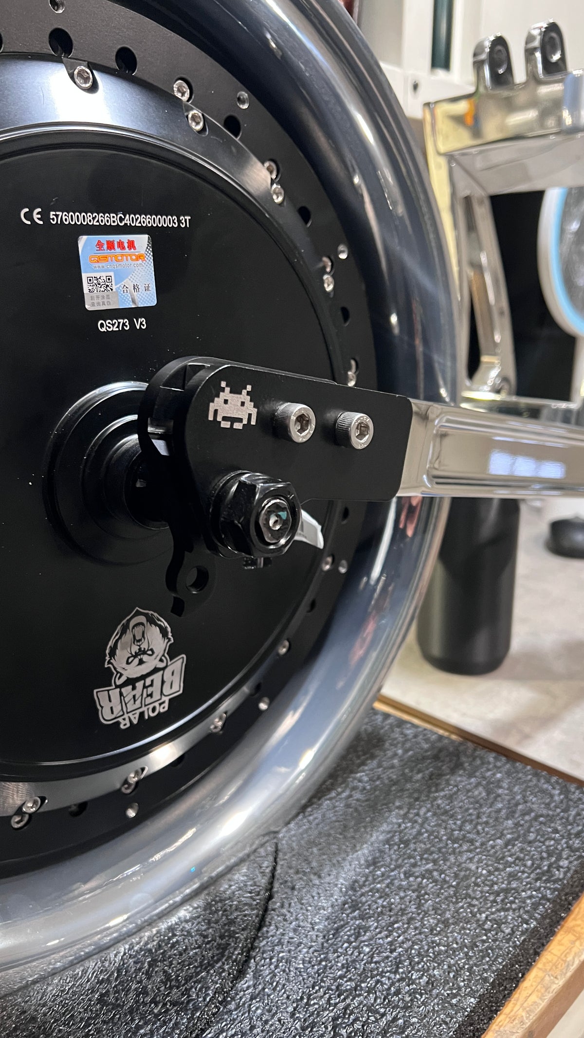 Rear 8000kw billet wheel - 190 mm RX Ebike