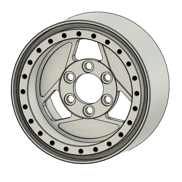 Sikander 6 (flat face) - 1:10 scale - RC Forged Mini Wheels