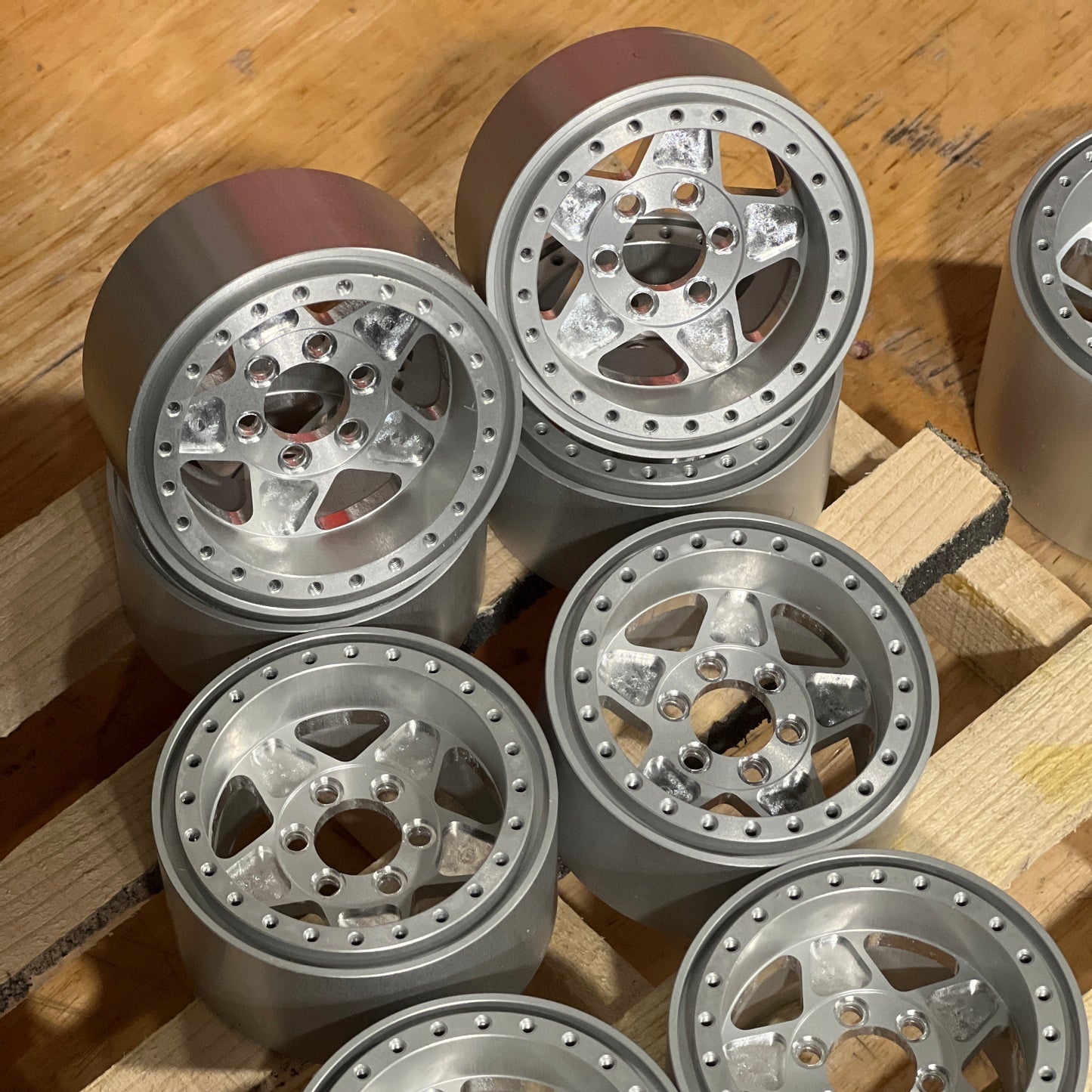 Aluminum 1:10 scale wheels