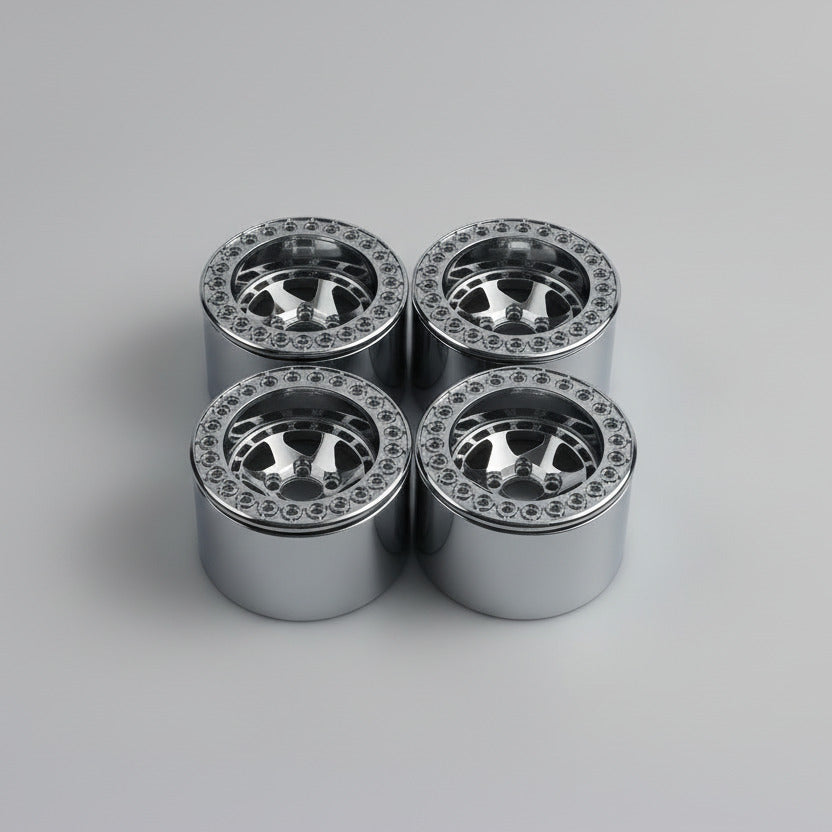 Aluminum 1:10 scale wheels