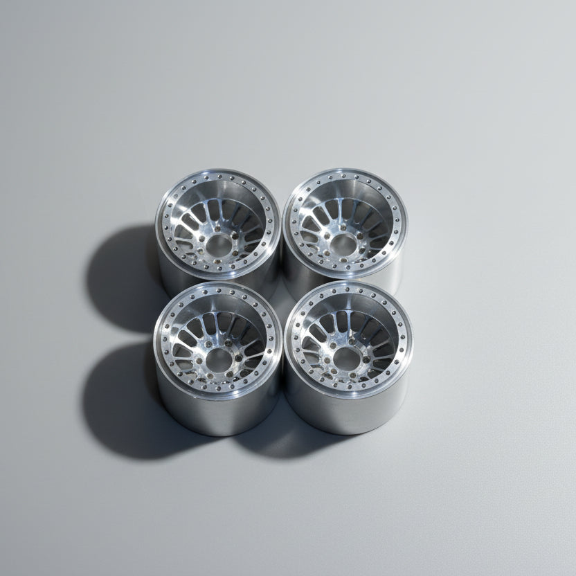 RC forged mini wheels 1:10 scale