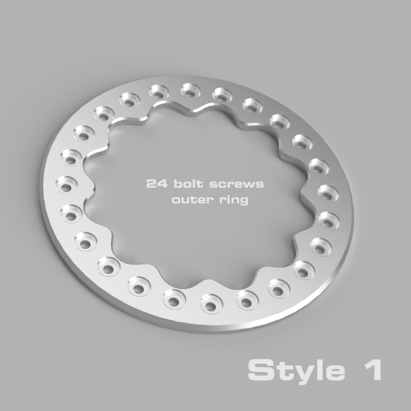 PRE-ORDER 2.2" Beadlock Rings - Billet Aluminum