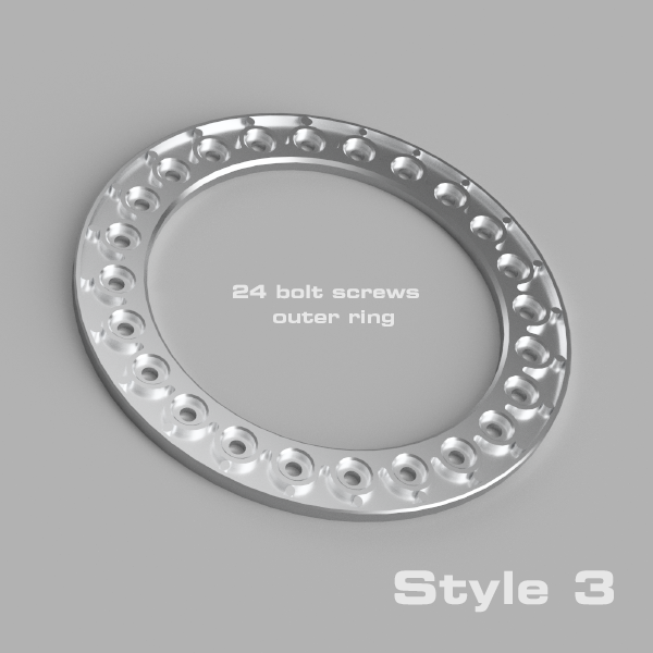 PRE-ORDER 2.2" Beadlock Rings - Billet Aluminum