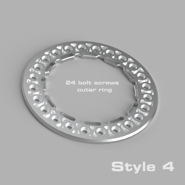PRE-ORDER 2.2" Beadlock Rings - Billet Aluminum