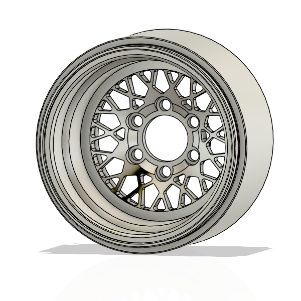 RCF10 Ultra Deep Dish - Rear lock wheels