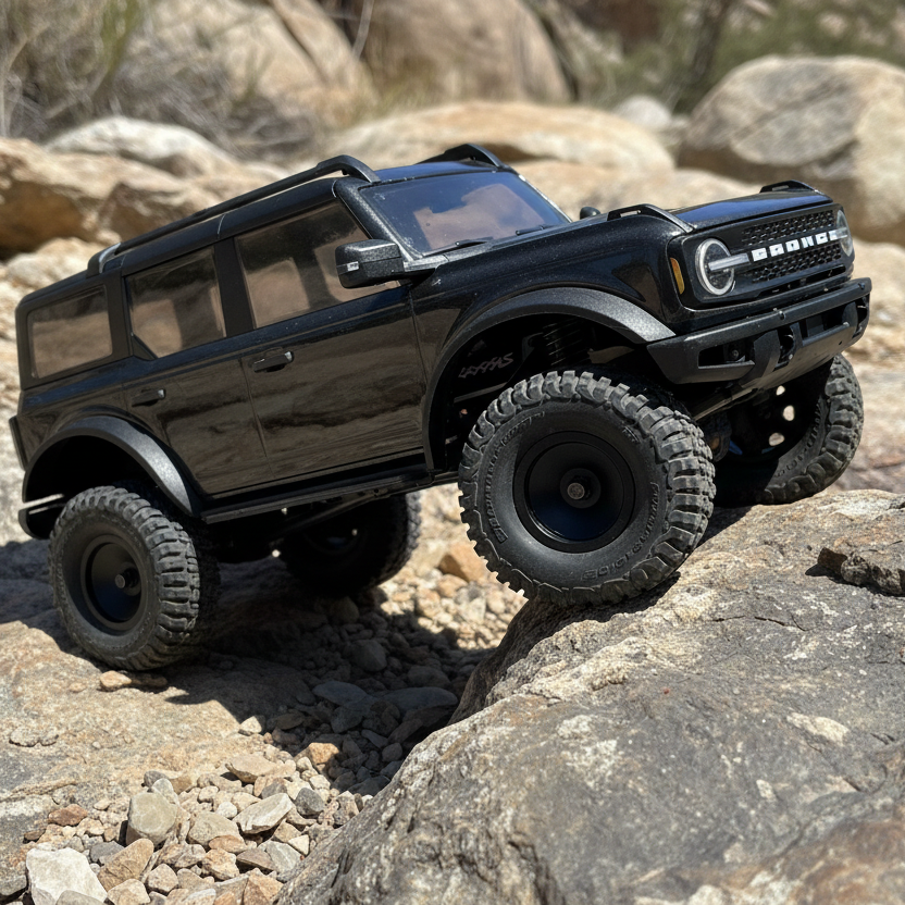 RC forged mini wheels SCX24 glue on