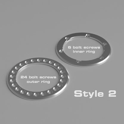 1.9" Beadlock Rings - Billet Aluminum