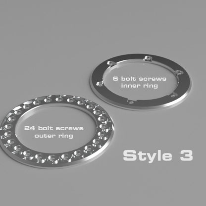 1.9" Beadlock Rings - Billet Aluminum