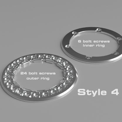 1.9" Beadlock Rings - Billet Aluminum