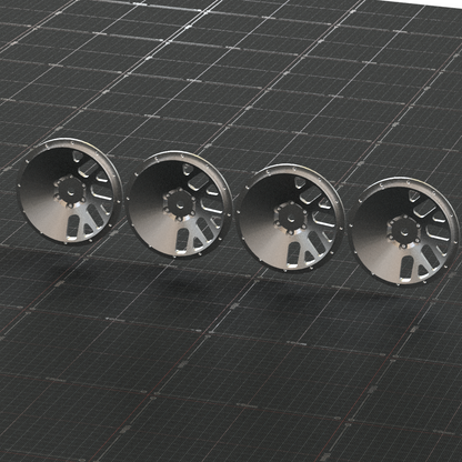 PRE-ORDER 1:10 (Qty 4) Billet Centers for 26'er hoops - 12mm Hex