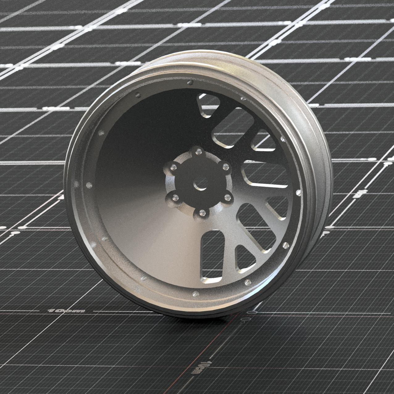 PRE-ORDER 1:10 (Qty 4) Billet Centers for 26'er hoops - 12mm Hex