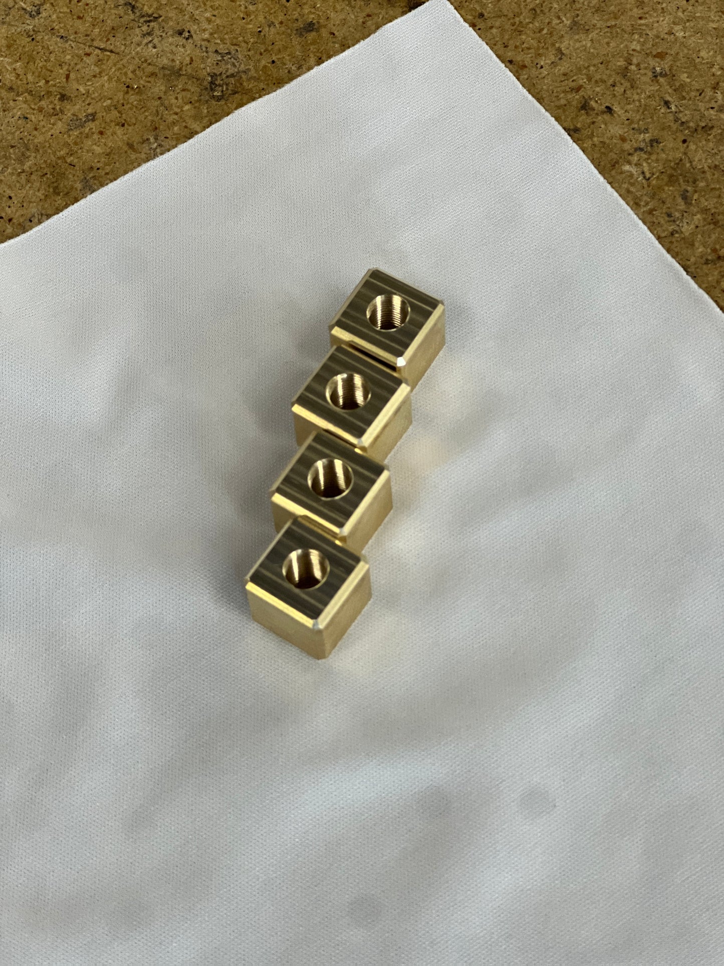 Brass Dice set - Schrader valve