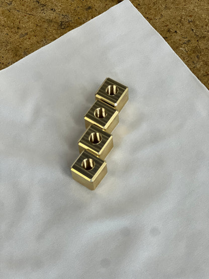 Brass Dice set - Schrader valve