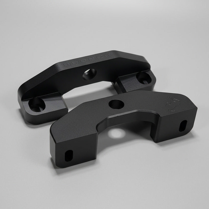 Black billet mount bracket for Ford Bronco 6G fender mount. flag mounts pole