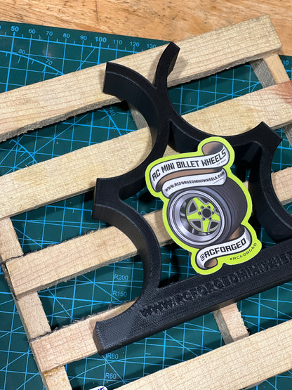 3D Printed Wheel Display Stands - For 1/10th Scale Wheels