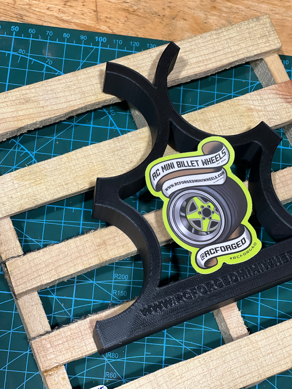 3D Printed Wheel Display Stands - For 1/10th Scale Wheels – RC Forged ...