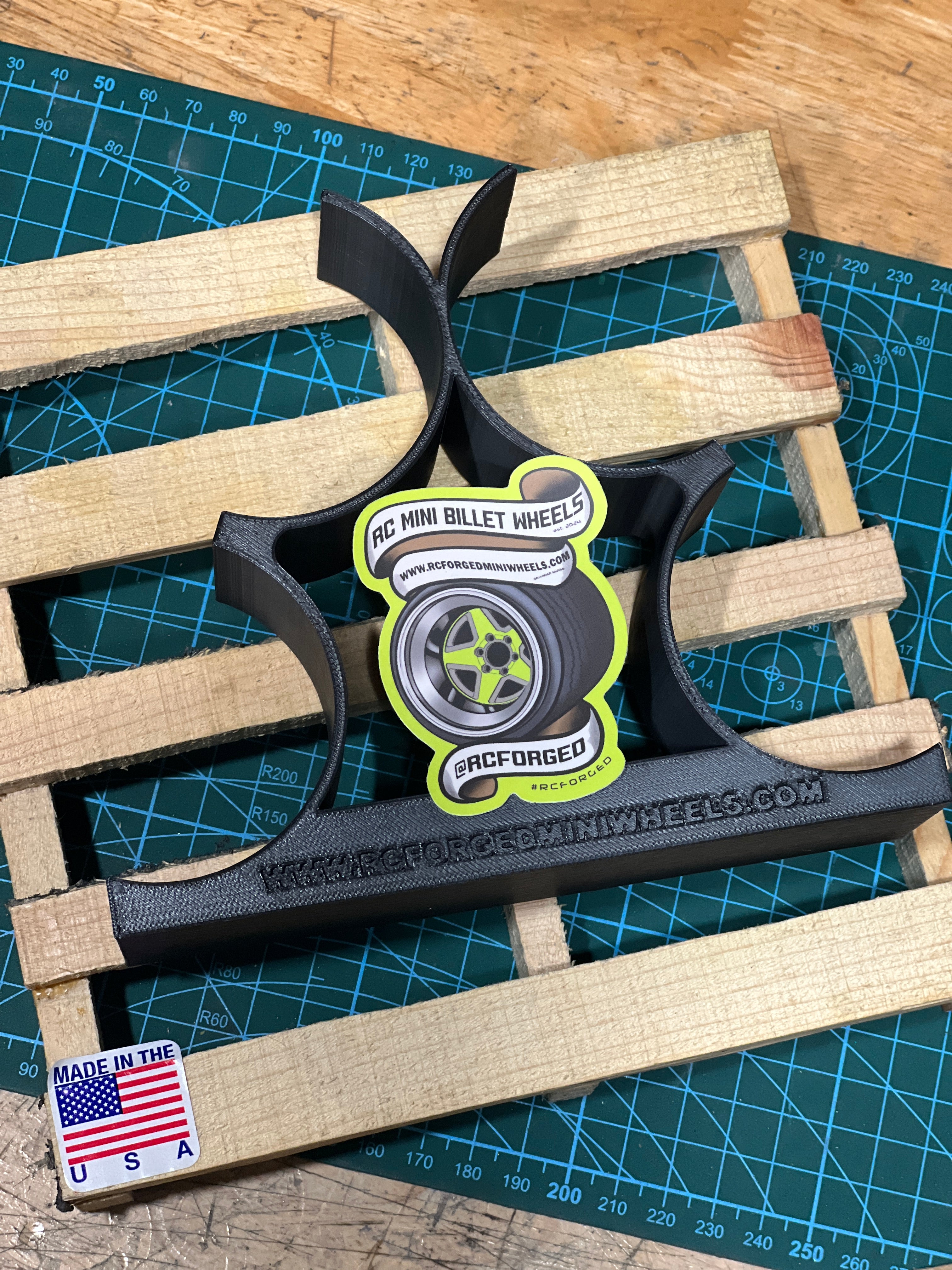 3D Printed Wheel Display Stands - For 1/10th Scale Wheels – RC Forged ...