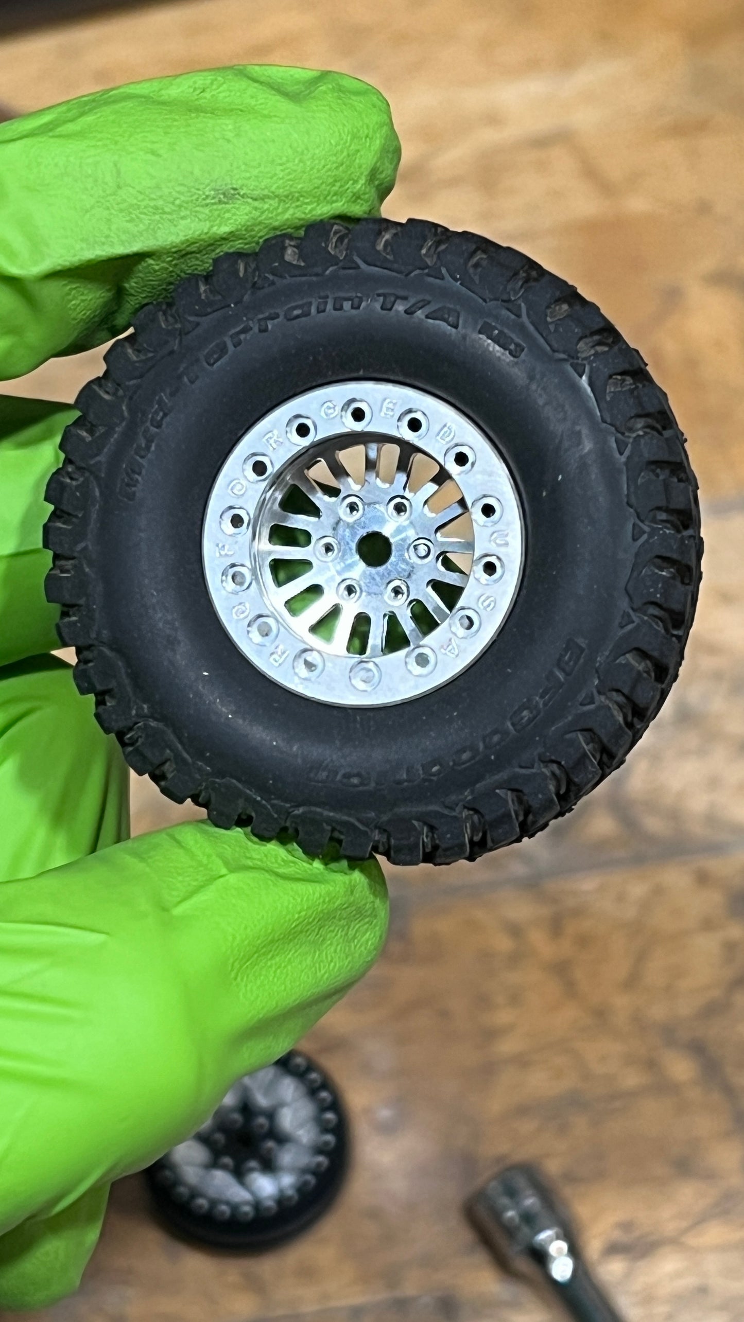 SCX24 Scale wheels - Sikander 7 Beadlock