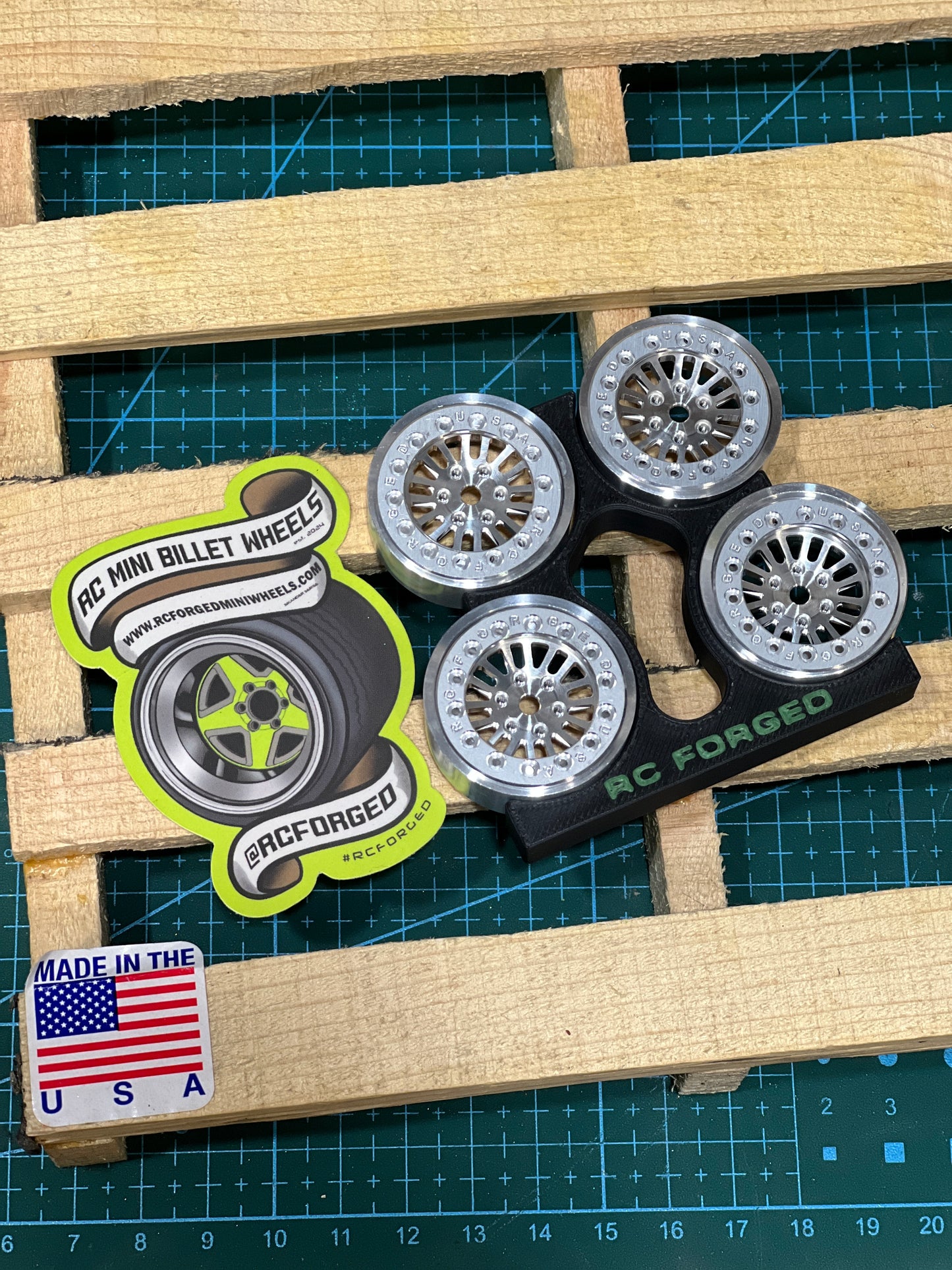 SCX24 Scale wheels - Sikander 7 Beadlock