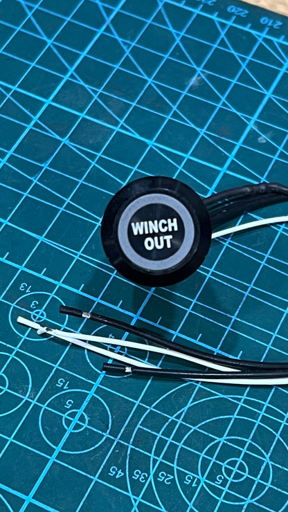 19 MM Billet Buttons - Carbon Fiber panel