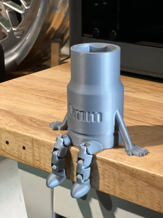 10mm Socket Buddy articulated desk figure