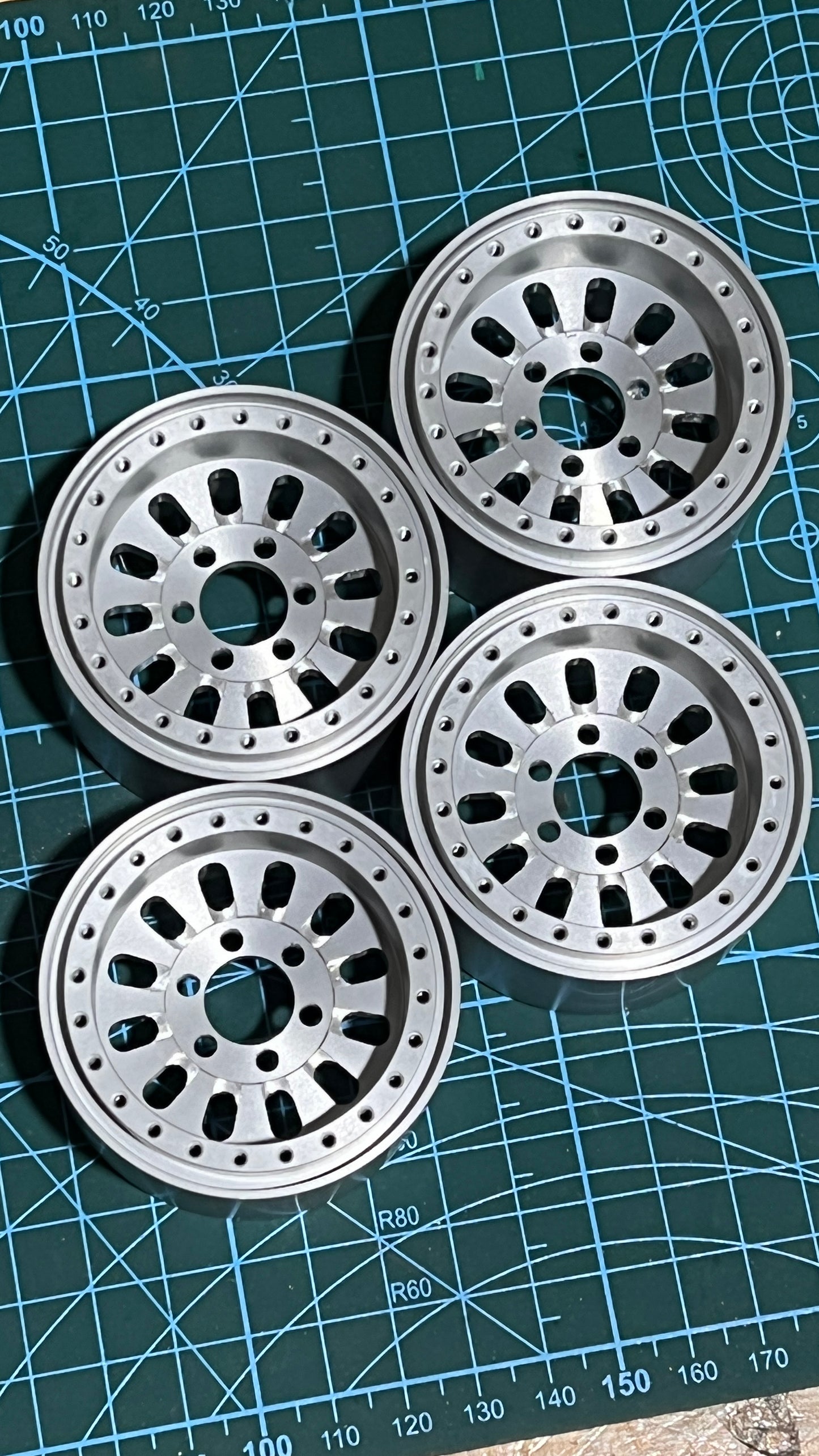 Sikander 14 Dakar - Flat face Mini Scale Wheels