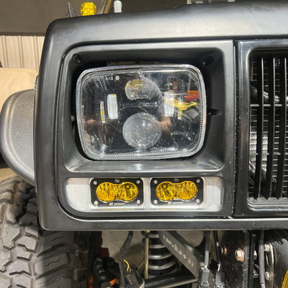 Turn Signal Spot Light Brackets - Jeep 97-01 XJ