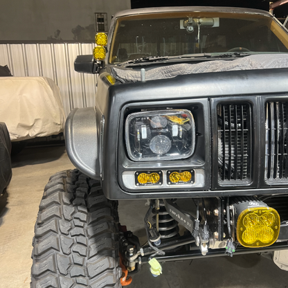 Turn Signal Spot Light Brackets - Jeep 97-01 XJ