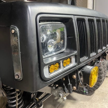 Turn Signal Spot Light Brackets - Jeep 97-01 XJ