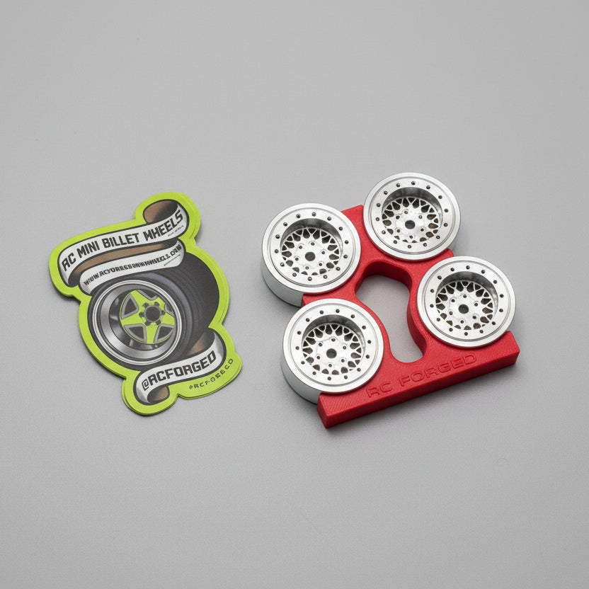SCX24 scale wheels - Sikander 14 Mesh – RC Forged Mini Wheels
