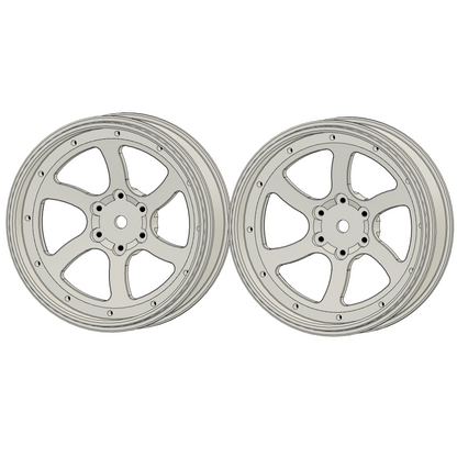 RCF5 (directional) Billet 26er - 1:10 scale wheels