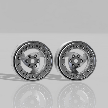 SCX24 Scale wheels - Sikander 31 Blades Beadlock