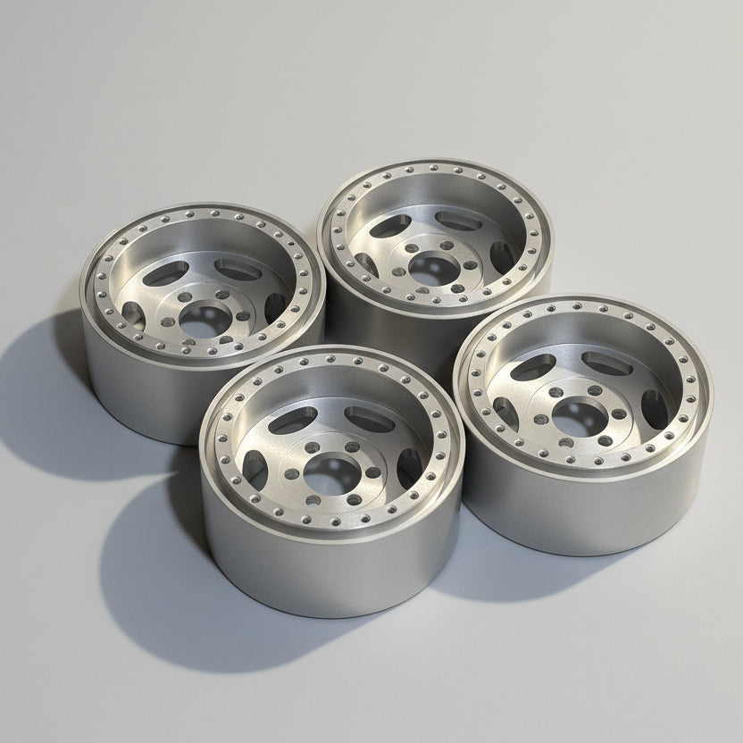 Aluminum 1:10 scale wheels