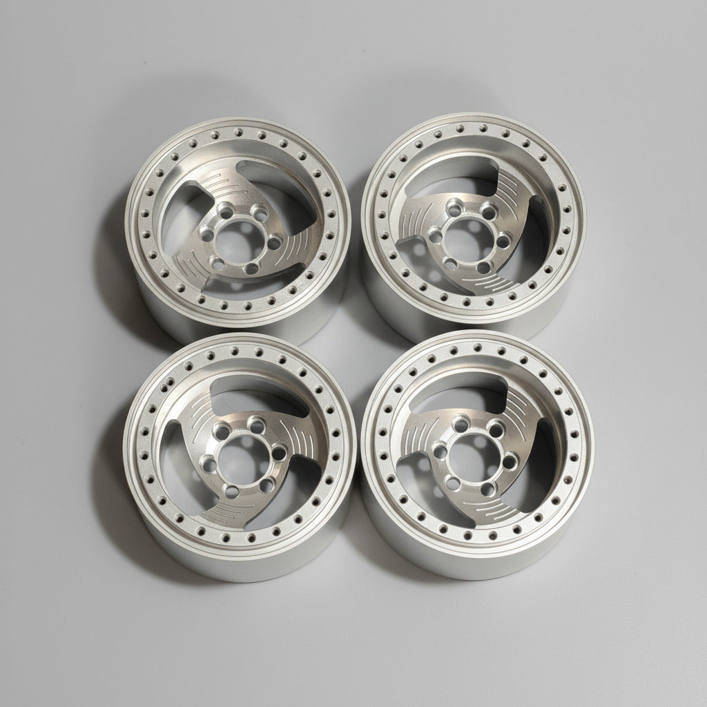 Aluminum 1:10 scale wheels