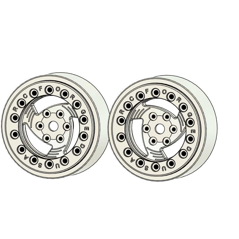 PRE-ORDER SCX24 Scale wheels - Sikander 31 Blades Beadlock OPENS 9/1/25- WE ARE LIVE!