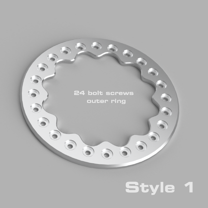 2.2" Beadlock Rings - Billet Aluminum