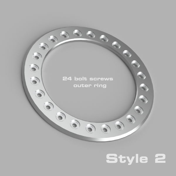 PRE-ORDER 2.2" Beadlock Rings - Billet Aluminum