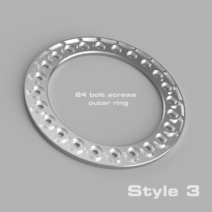 2.2" Beadlock Rings - Billet Aluminum