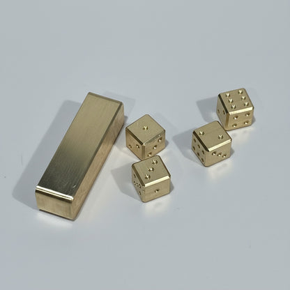 brass dice