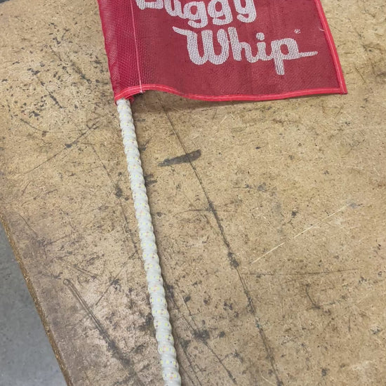 Buggy whip threaded end cap