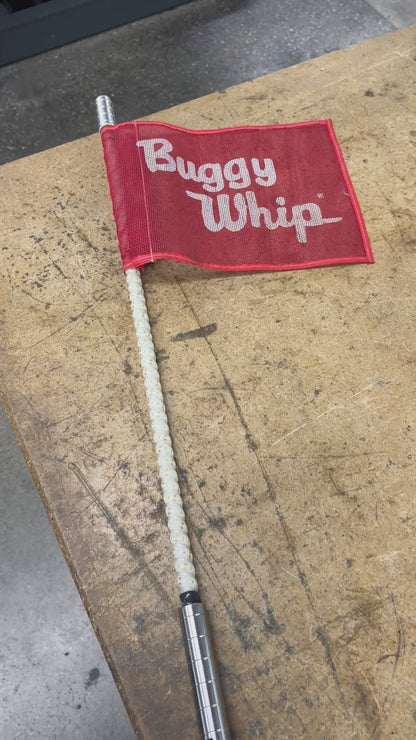 Buggy whip threaded end cap