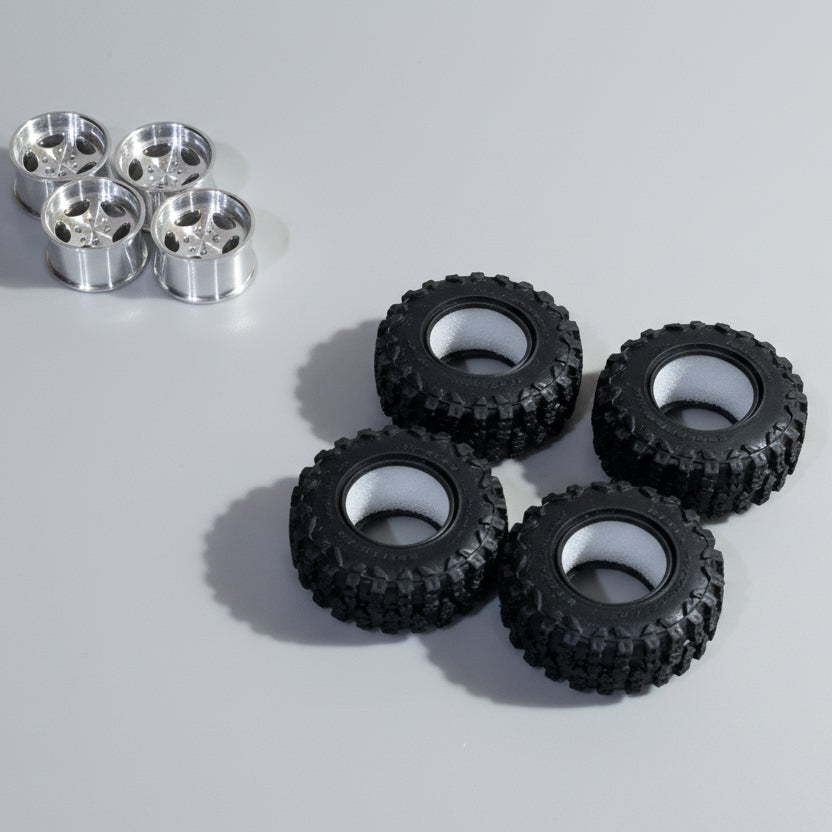 SCX30 scale wheels - Xander 1 – RC Forged Mini Wheels
